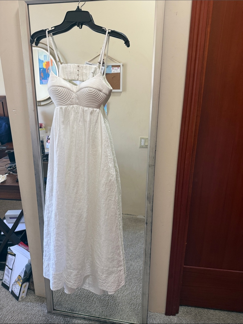 Zimmermann Rosa Bralette midi dress size 0 - Picture 10 of 17